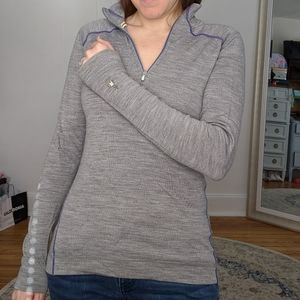 Smartwool base layer 1/4 zip sweater